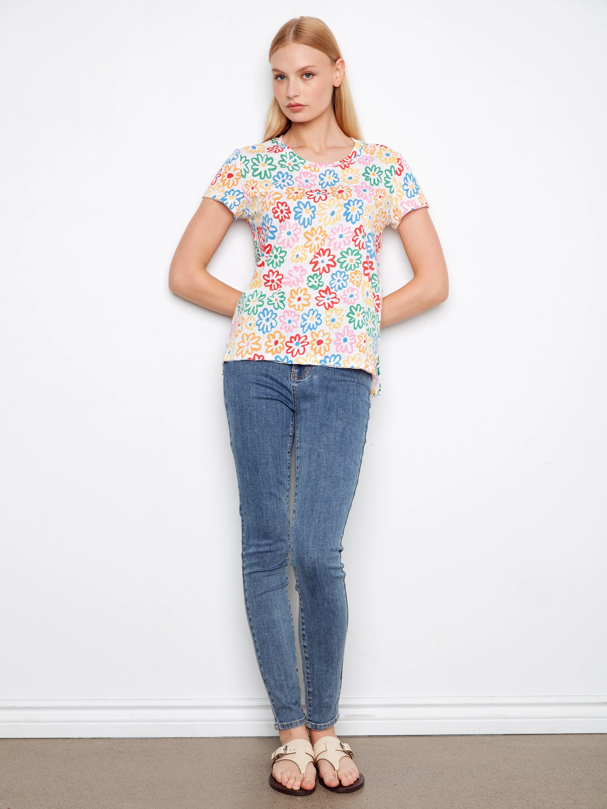 Printed Organic Cotton T-Shirt - Graffiti - Image 2